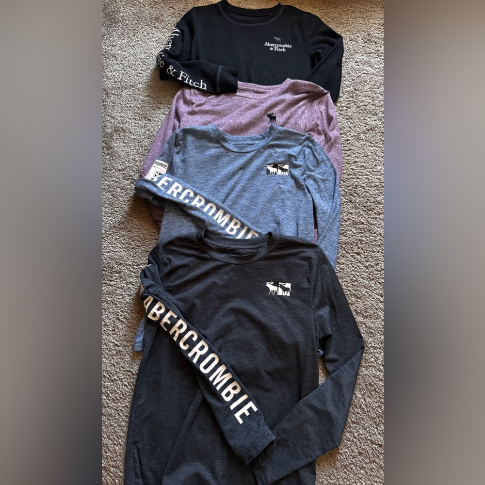 Abercrombie boys long sleeve shirt lot